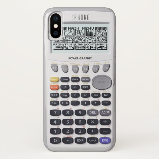 coque iphone de calcul graphique (Dos)