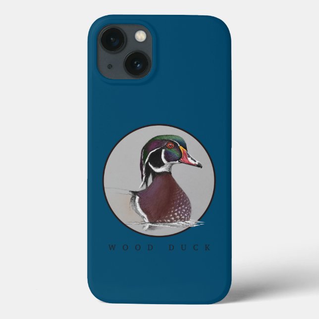Coque iphone de canard à bois (Verso)