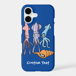 Coque iphone de caricatures de calmar