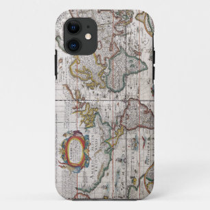 Coque iphone de carte du monde antique