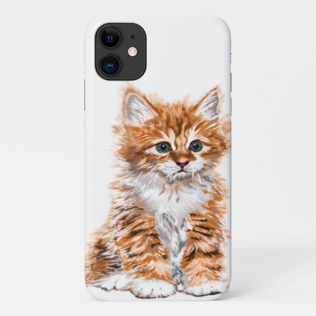 Coque iphone de chat bébé - Choisir les couleurs (Dos)