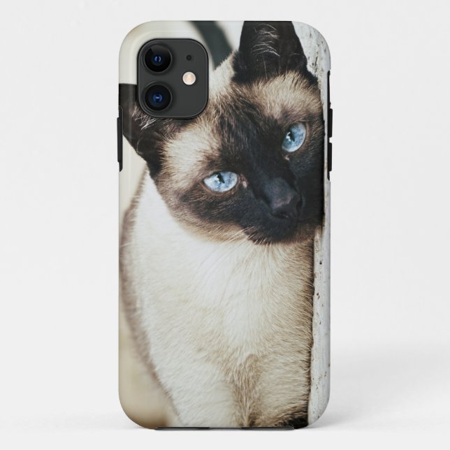 coque iphone de chat siamois (Dos)