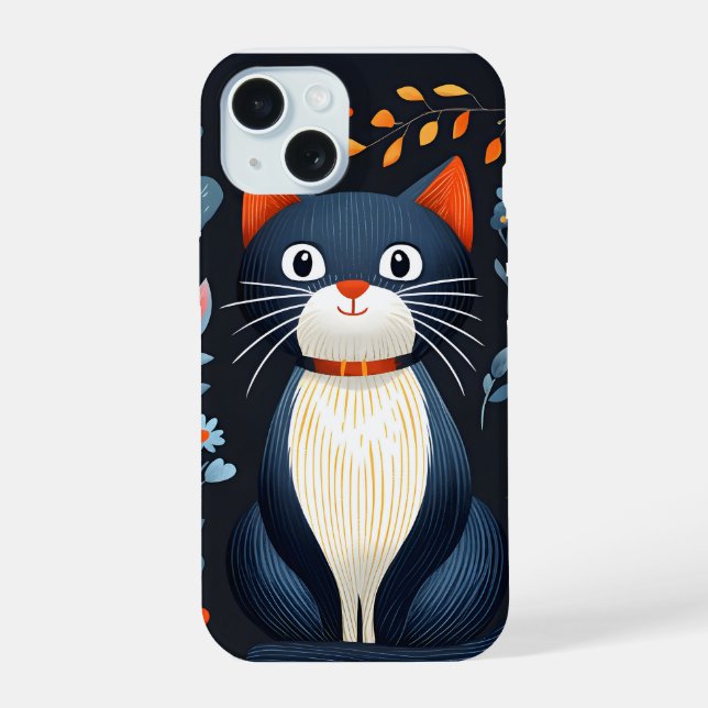 Coque iphone de chats mignons (Verso)