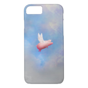 Coque iphone de cochon volant