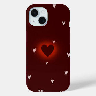 Coque iphone de coeur