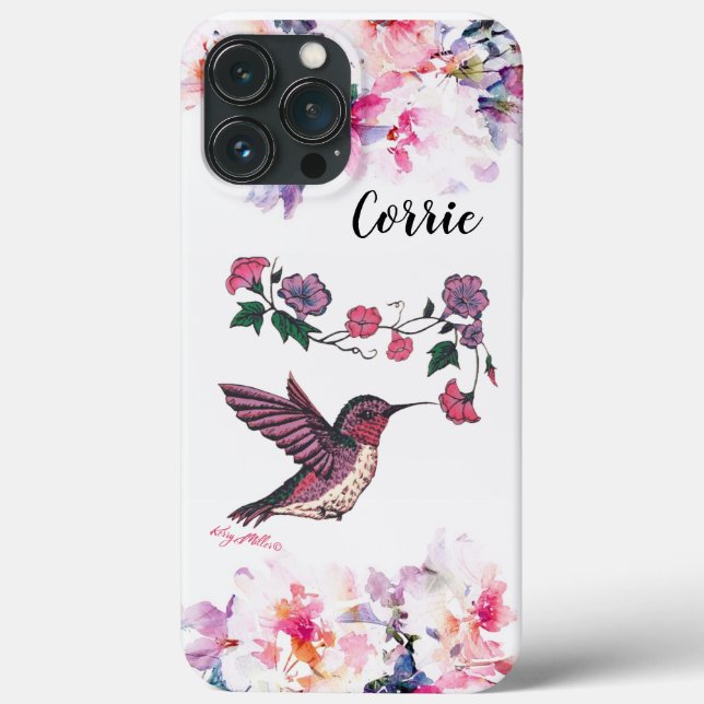 Coque iphone de colibri (Verso)