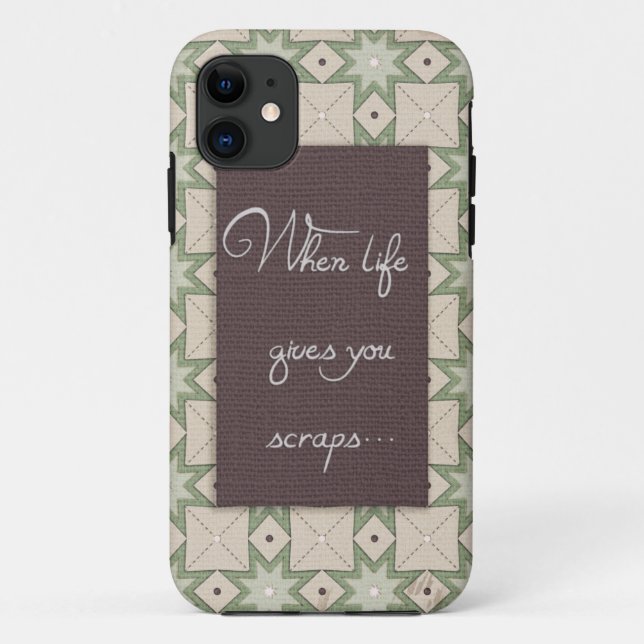 Coque iphone de conception d'édredon (Dos)