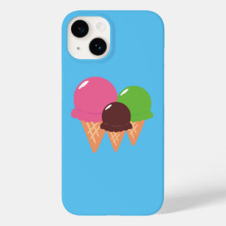Coque iphone de cônes de crème glacée