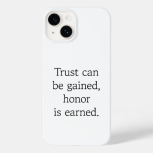 Coque iphone de confiance et d'honneur
