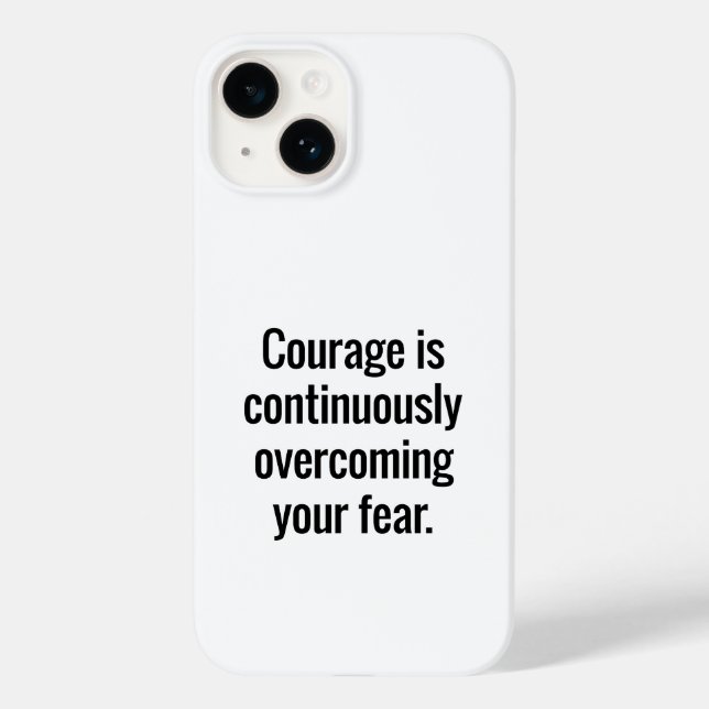 Coque iphone de courage (Verso)