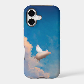 coque iphone de coutume de porc de vol