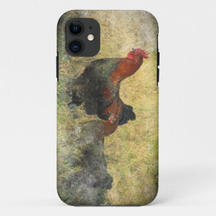 Coque iphone de cuivre noir grunge de Marans