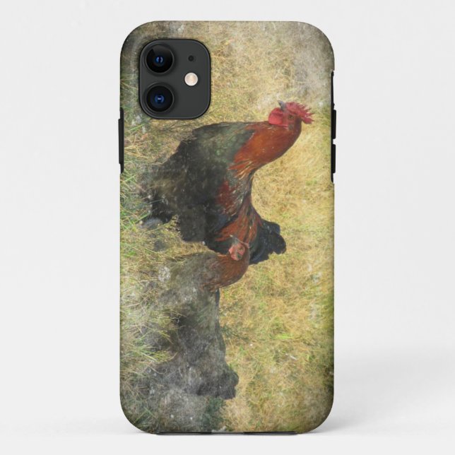 Coque iphone de cuivre noir grunge de Marans (Dos)