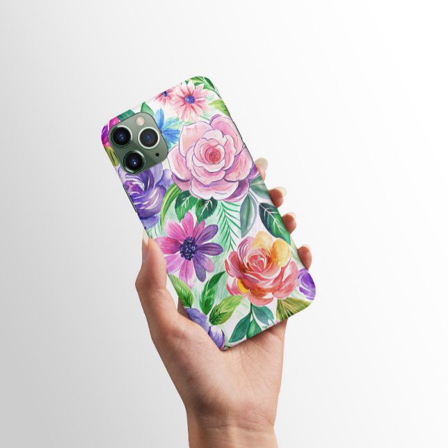 Coque iphone de design floral artistique (Artistic Floral Design iPhone Case
)