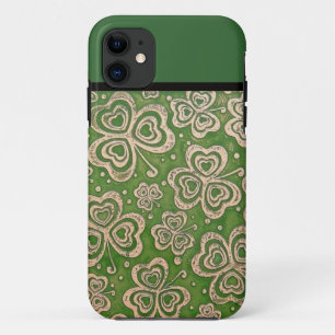 Coque iphone de design Shamrock irlandais