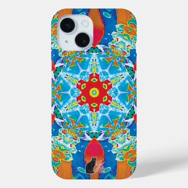 Coque iphone de Diatome Kaleidoscope (Verso)