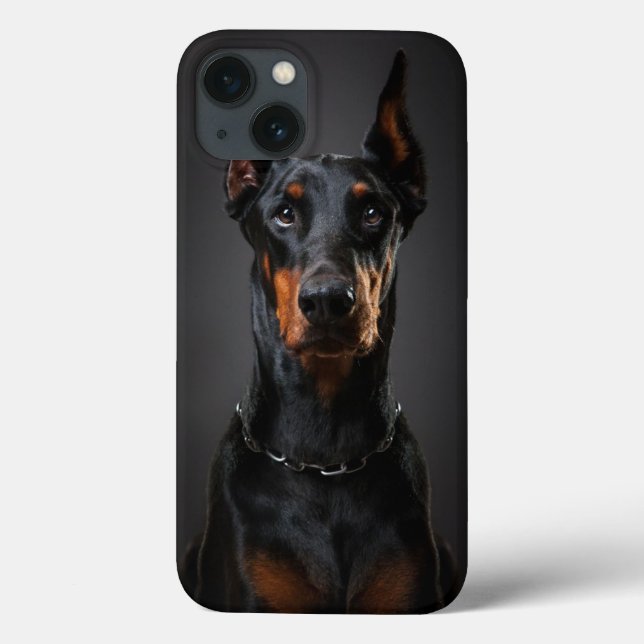 Coque iphone de dobermann (Verso)
