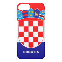Coque iphone de drapeau de la Croatie