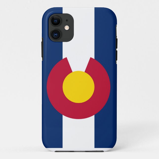 Coque iphone de drapeau du Colorado (Dos)