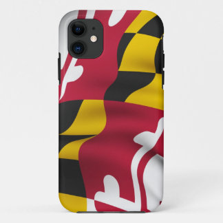 Coque iphone de drapeau du Maryland