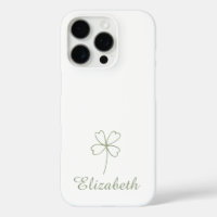 Coque iphone de fermeture quatre feuilles personna