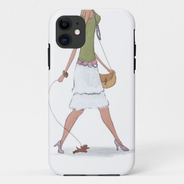 Coque iphone de fille de mode (Dos)