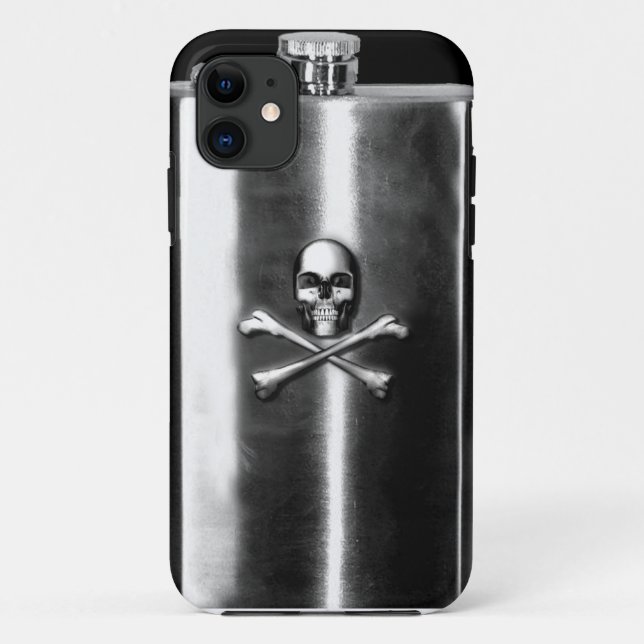 Coque iphone de flacon de pirate (Dos)