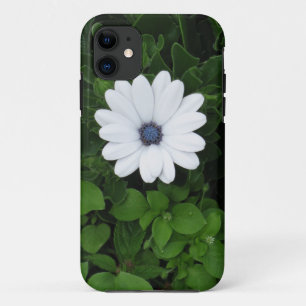 Coque iphone de fleurs blanches
