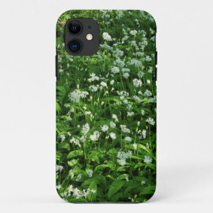 Coque iphone de fleurs de bois