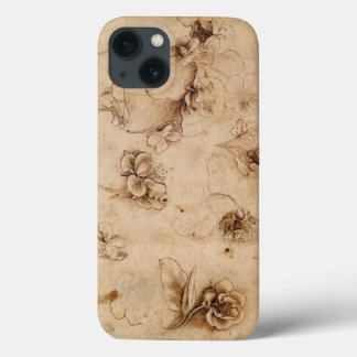 Coque iphone de fleurs Leonardo Da Vinci