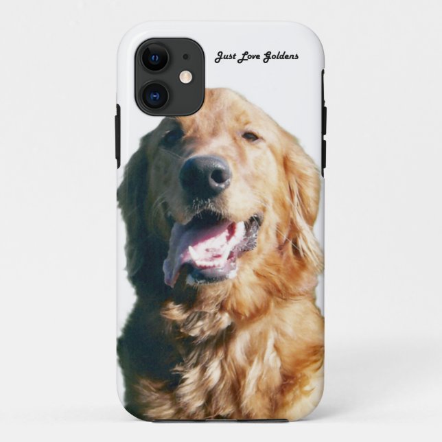 Coque iphone de golden retriever (Dos)
