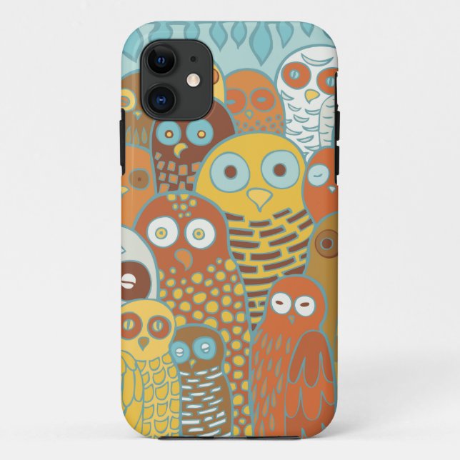 Coque iphone de hiboux (Dos)