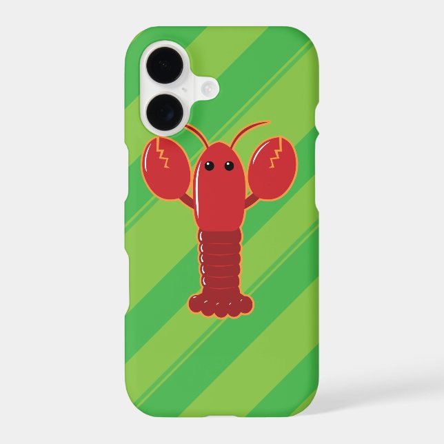 Coque iphone de homard mignon (Verso)