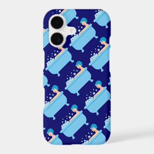 Coque iphone de la Baignoire de bulle rétro
