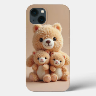 Coque iphone de la famille de l'ours