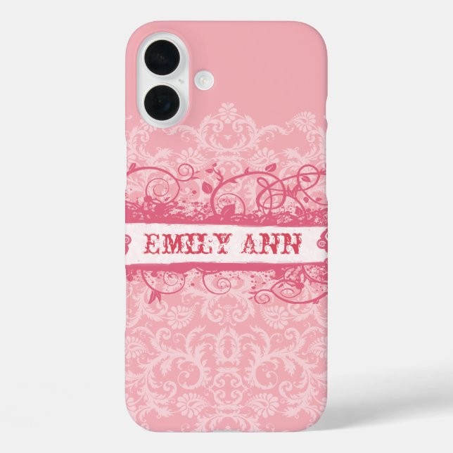 Coque iphone de la grunge de laine de miel (Verso)
