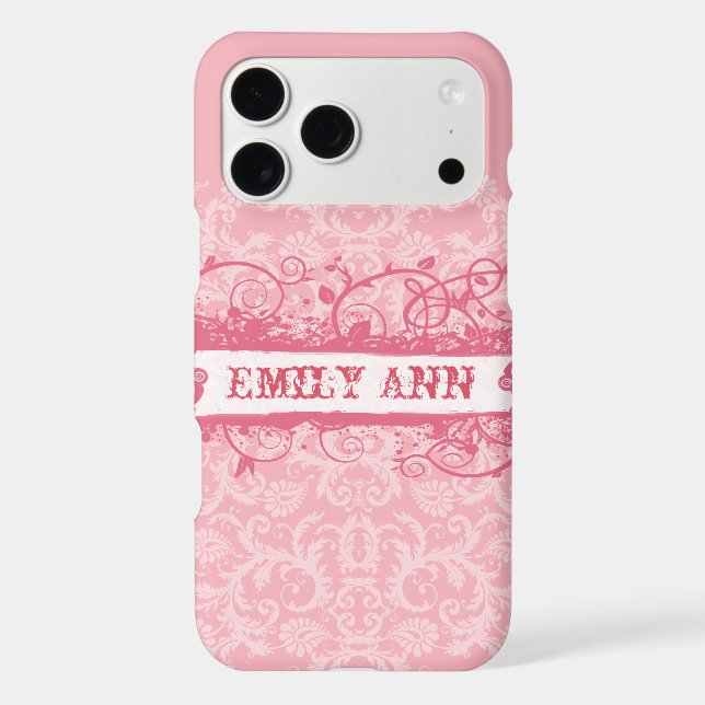 Coque iphone de la grunge de laine de miel (Verso)