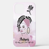 Coque iphone de la reine africaine personnalisée