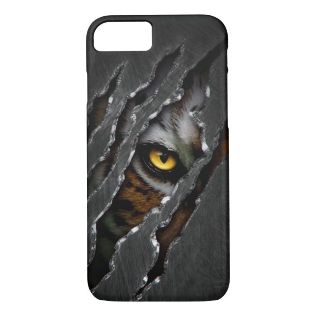 Coque iphone de luxe Tiger Eyes (Dos)
