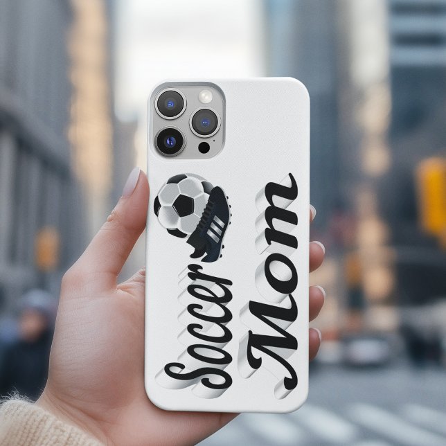Coque iphone de maman de football (Créateur téléchargé)