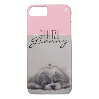 Coque iphone de mamie de Shih Tzu pour des mamans