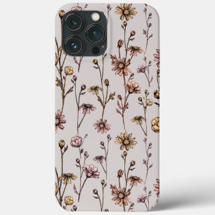 Coque iphone de marguerite tiré sur l'encre