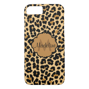 Coque iphone de motif d'impression de Leopar de