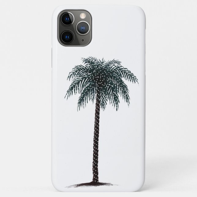 Coque iphone de palmier de Noël (Dos)