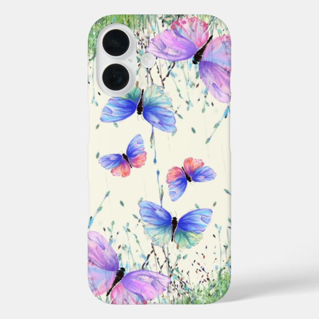 Coque iphone de papillons volants (Verso)