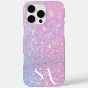 Coque iphone de Parties scintillant rose Pastel pe