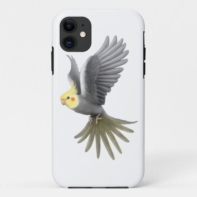 Coque iphone de perroquet de Cockatiel d'animal (Dos)