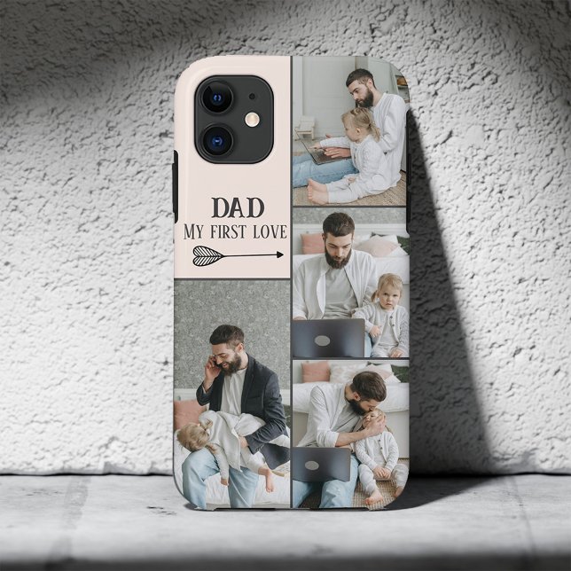 Coque iphone de photos de Fêtes des pères personna (Créateur téléchargé)