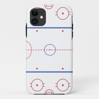 Coque iphone de piste d'hockey
