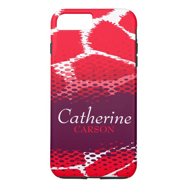 Coque iphone de poster de animal graphique violet  (Dos)
